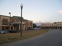 The Hampton Inn and Courtyard Marriott at Troy Plaza