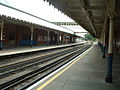 Looking eastbound, though as the platforms are aligned north/south, we are actually looking north!