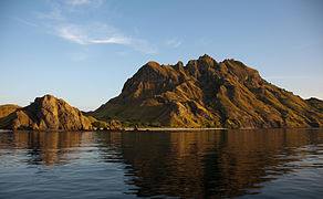 Komodo, one of the small islands in this province