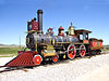 Replica Union Pacific 119 at Golden Spike Historic Site in 2008