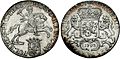 Silver ducaton worth 3-3.15 Dutch guilders, 1793