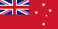 Victorian red ensign, 1870