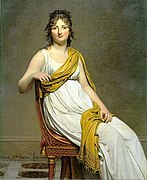 Portrait of Madame de Verninac), (1798–1799), born Henriette Delacroix, elder sister of Eugène Delacroix, Musée du Louvre, Paris