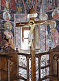 Crucifijo "de Viernes Santo" en el monasterio de Agias Triados, Meteora; bizantino.