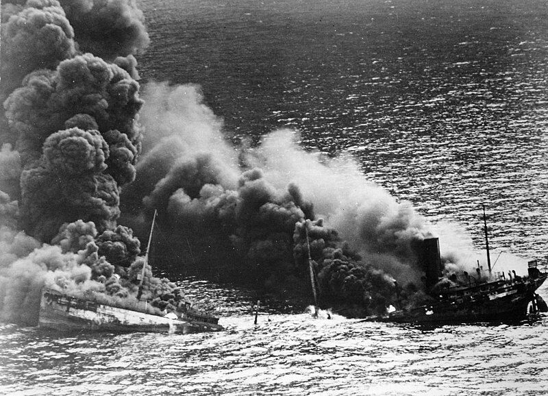 File:Allied tanker torpedoed.jpg