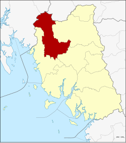 District location in Trang province