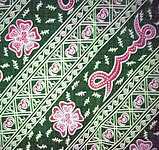 Batik besurek from Bengkulu, Sumatra, Indonesia.