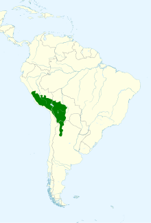 Colaptes rupicola map.svg