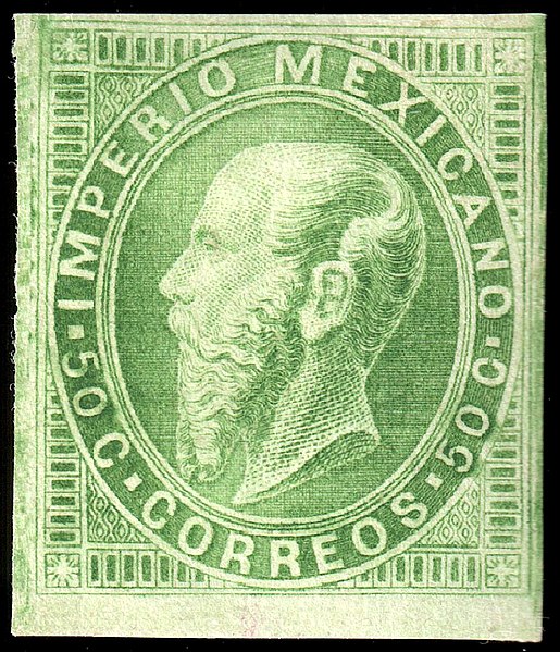 Archivo:Mexico 1866 50c Sc34a.jpg