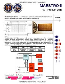 MAESTRO-II - Miniaturized digital core packaged into a multi-chip module (MCM)