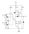 Schematic of one gate in a 74ALS00