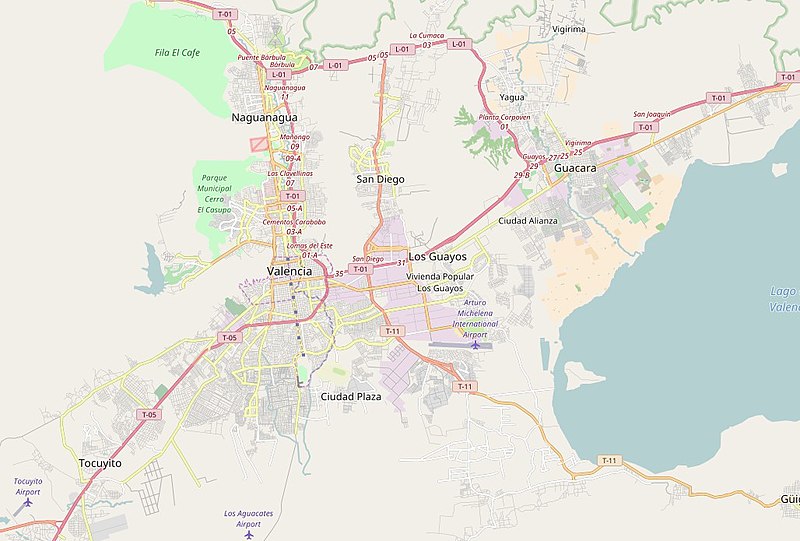 Archivo:Valencia (Venezuela) metropolitan map.jpg