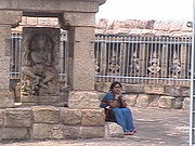 Statue of Nateshwar, Shiva as Lord of Dance, in central shrine