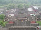 Birdview of the Zunsheng Temple（尊胜寺） in Mount Wutai