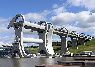 The Falkirk Wheel.