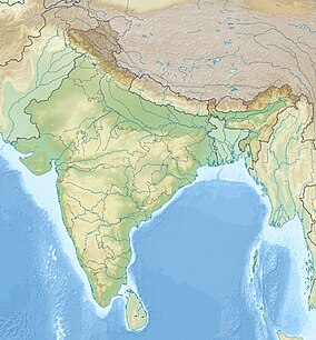 Map showing the location of Parambikulam Tiger Reserve