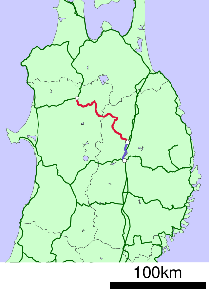 File:JR Hanawa Line linemap.svg