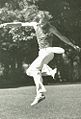 Image 1Frisbee player Ken Westerfield wearing draw string bell bottoms in the 1970s (from 1970s in fashion)