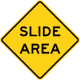 Slide area, California