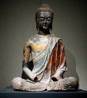 Seated Buddha, Tang Dynasty ca. 650.