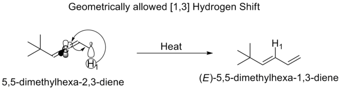 allene exception to [1,3] hydride impossiblity