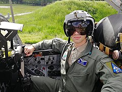 Pilshchykov inside Mig-29 cockpit, 20 May 2021