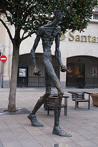 El Caminante, 1985, de Juan José Eguizábal, Plaza del Arca