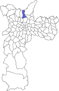 Location in the city of São Paulo