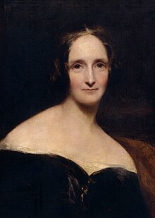 Mary Shelley, portrait by Richard Rothwell (1840)