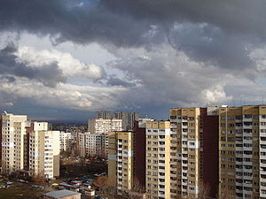 Housing in Mladost, Stalinist architecture