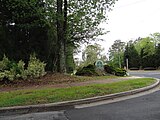 Entrance sign to park