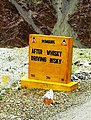 "After Whisky Driving Risky". Lahaul, India