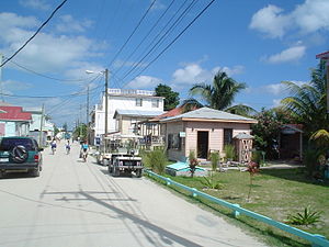 Caye Caulker middle street