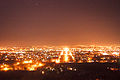 View of Seventh Avenue from Daman-e-Koh at night