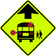 School bus stop ahead (since 2012)