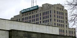 Maccabee Building on Wayne State University campus.