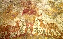 Good Shepherd, wall painting