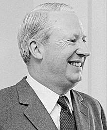 Portrait photograph of Edward Heath 1966