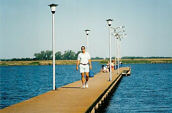 Fishermen's Pier on Lake El Carpincho