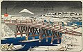 Image 11Nihonbashi Bridge, in a c. 1838–1842 painting by Hiroshige (from History of Tokyo)