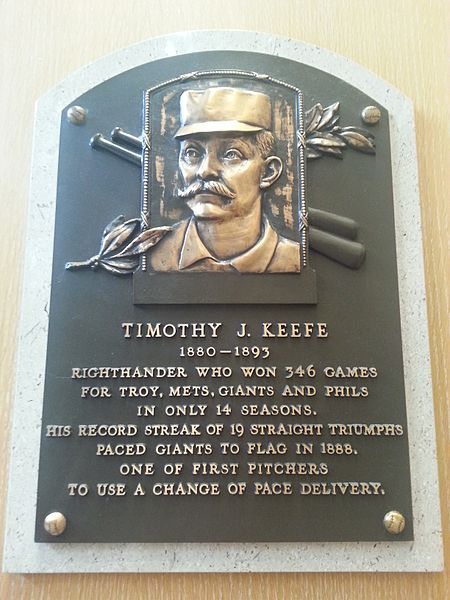 File:Tim Keefe plaque.jpg