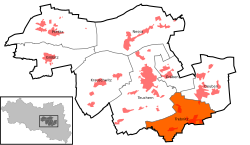 Требниц на карте городского округа