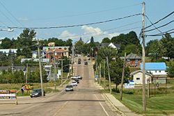 Hillsborough, NB Main Street (Route 114) looking north