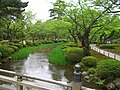 A view from the Flower-viewing Bridge, early May.