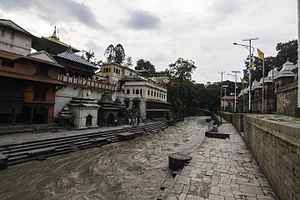 Manson Bagmati river and temple