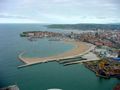 Poniente beach in Xixón