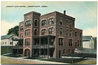 Jewett City Hotel, ca. 1909