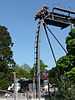 Oblivion (roller coaster) at Alton Towers in Staffordshire, England.