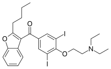 Amiodarone structure.svg