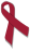 Burgundy ribbon